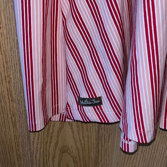 NWT Matilda Jane Heart to Heart Striped Midi Dress Large - Picture 7 of 7